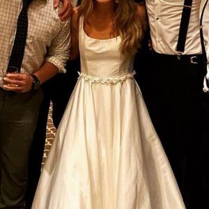 3D Floral Sash with Beads and Pearls